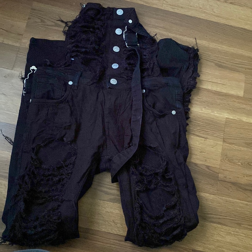 Black oversall